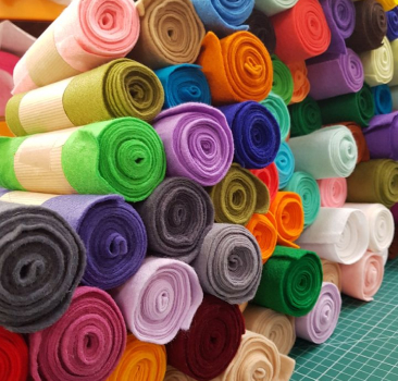 Rolled fabric collection